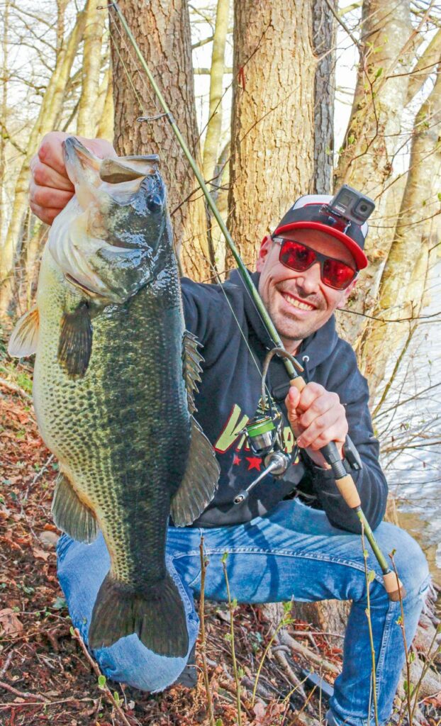 La pêche du black-bass en prespawn à Black-Bass Paradise