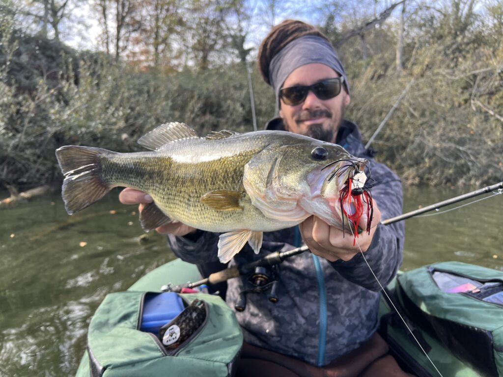 Le montage Texan du chatter permet d’aller chercher les bass sous les obstacles.