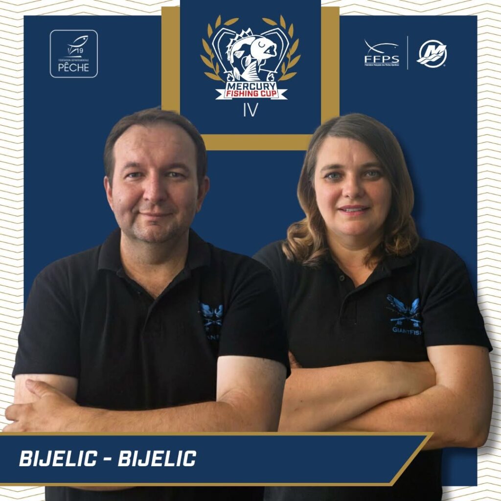 Portrait officiel de l'équipe BIJELIC / BIJELIC, engagée à la Mercury Fishing Cup IV à Bort-les-Orgues
