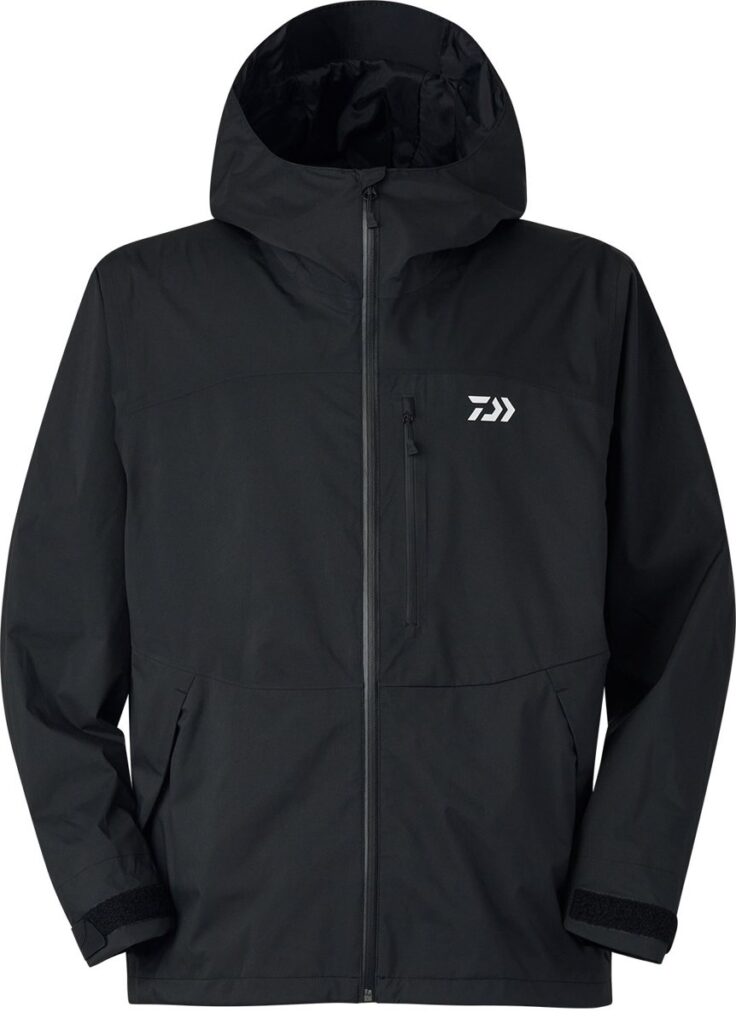 Veste de pluie Daiwa RAINMAX étanche noire à capuche