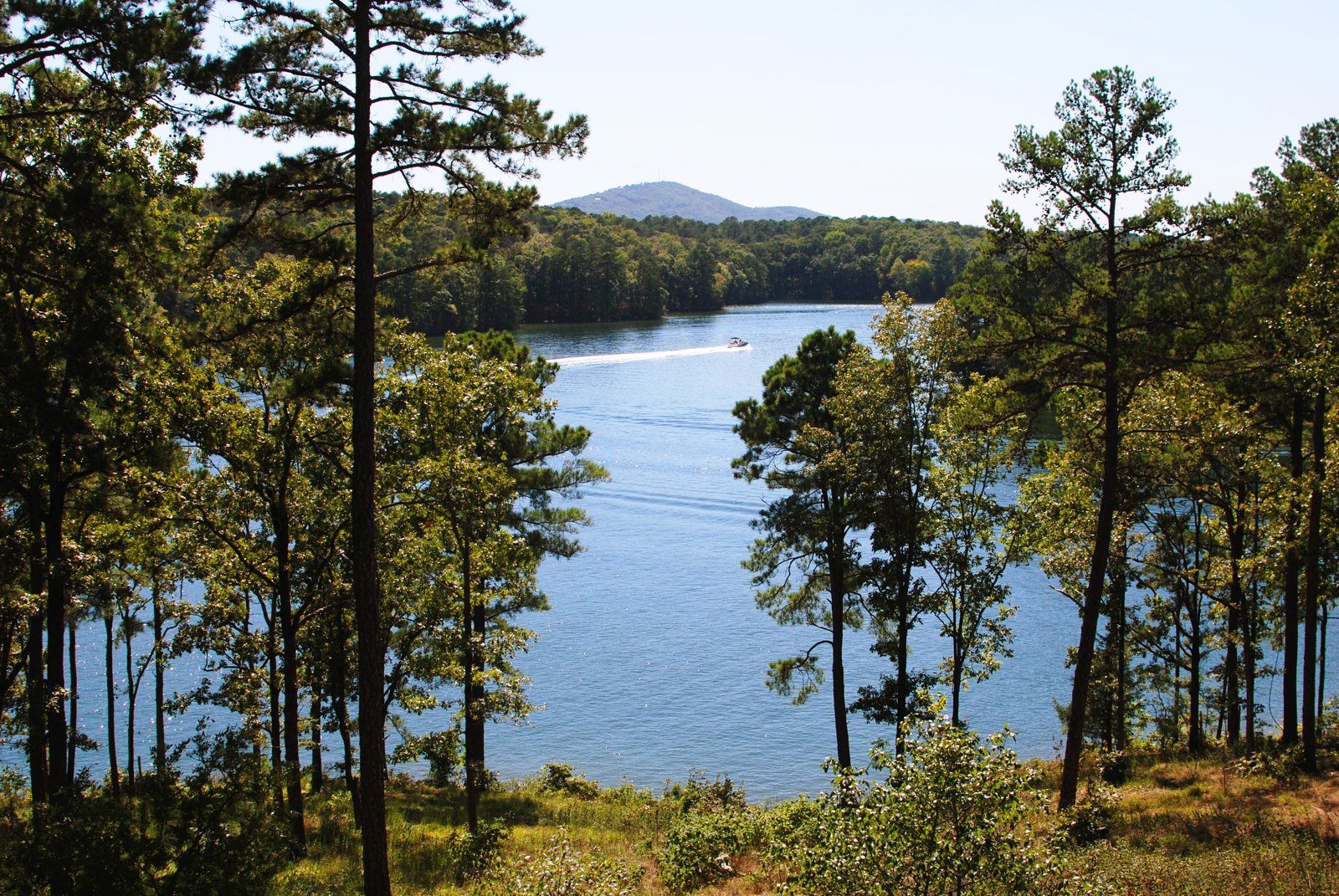 le lac Hamilton à Hot Springs, Arkansas, théâtre du Championnat du monde de black-bass 2026