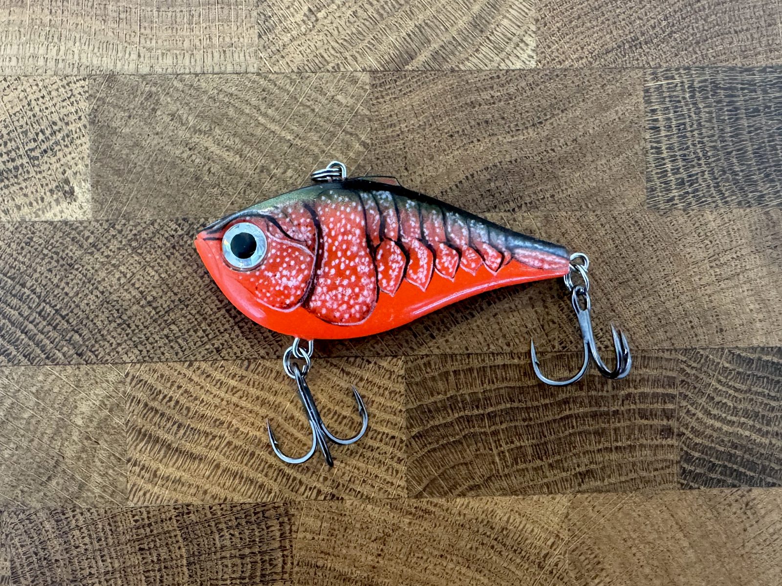 Lipless crankbait Rippin’ Rap de Rapala, coloris écrevisse rouge