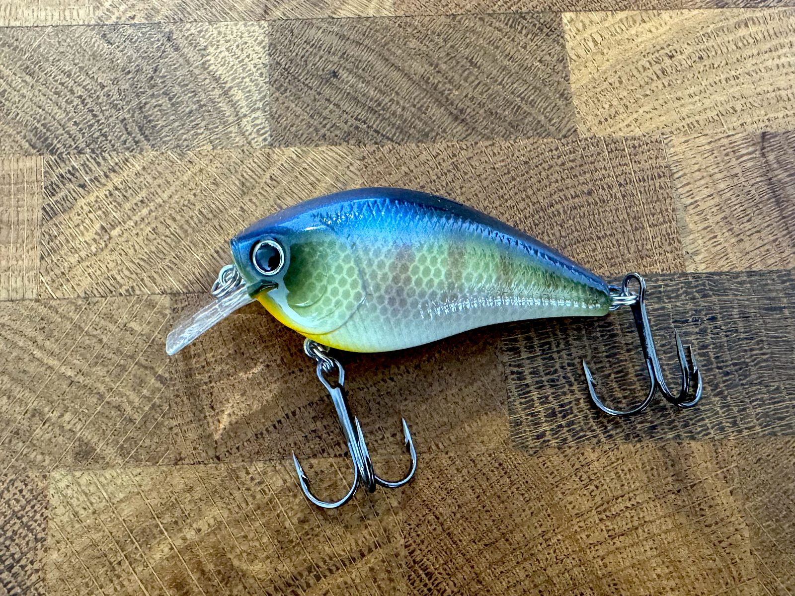Crankbait squarebill LC 1.5 de Lucky Craft, à la bavette carrée
