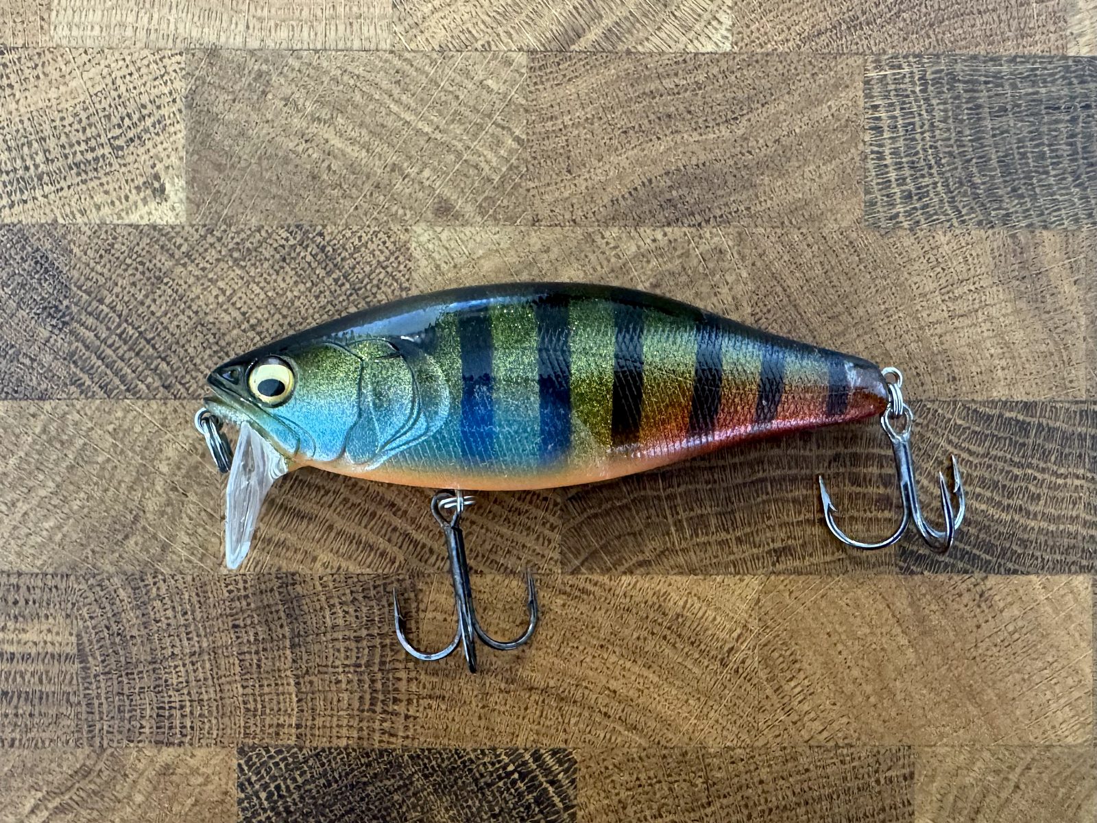 Wakebait i-Jack de Megabass, coloris perche